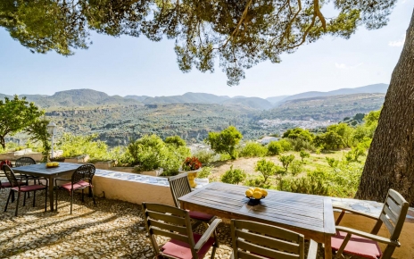 Impresionantes vistas desde su casa rural